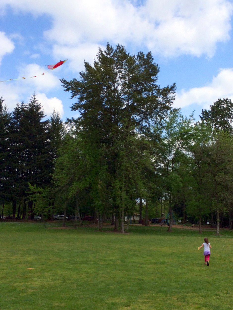 Harper and her kite